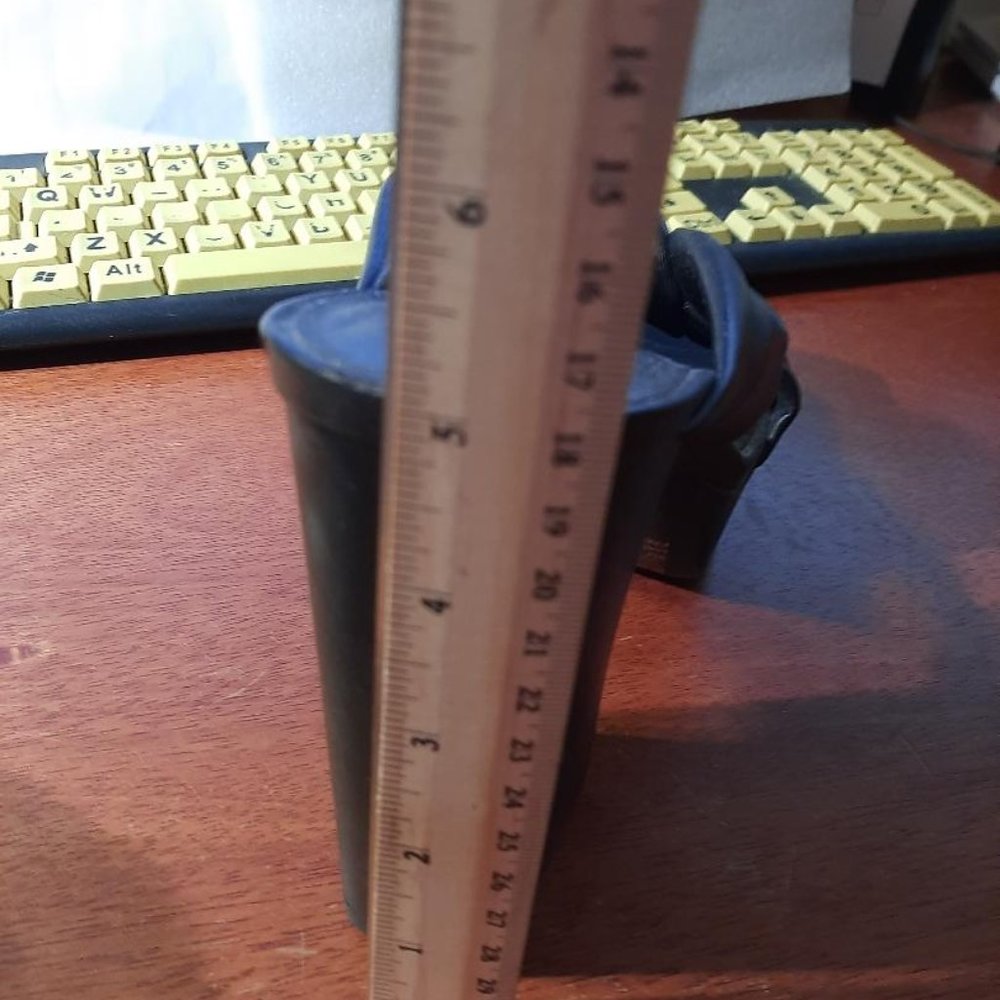 New ! Open Edit Platform High Block Open Toe Slip… - image 6